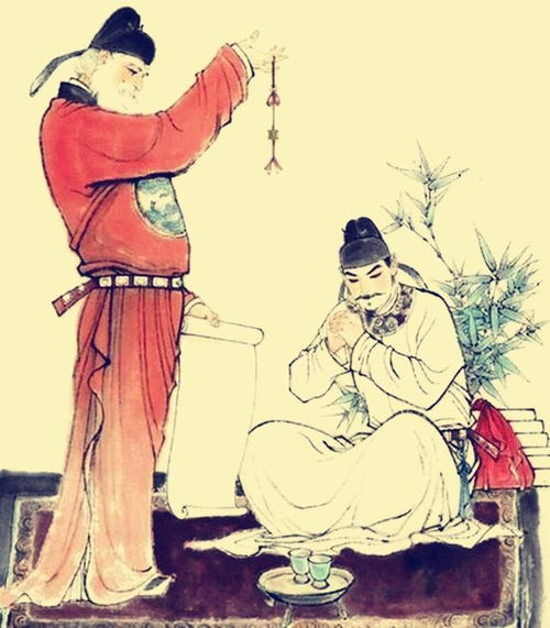 金龟换酒的故事发生在哪两位诗人相遇的时候