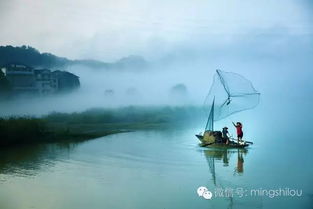 渔翁夜傍西岩宿,晓汲清湘燃楚竹什么意思，渔翁夜傍西岩宿画面