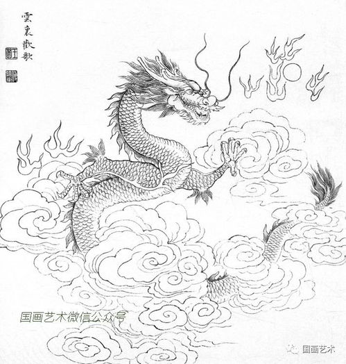 画龙图片大全大图，简笔画龙图片
