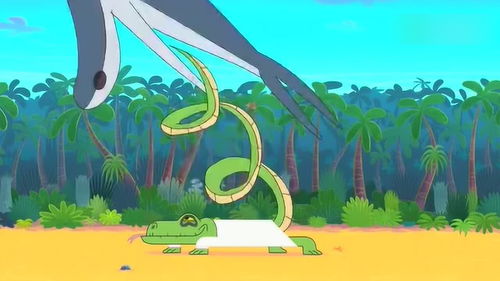 关于团结的故事:鳄鱼和长颈鹿