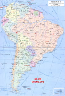 美洲地图高清可放大，美洲地图中文版高清