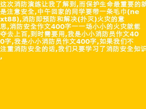 消防安全观后感