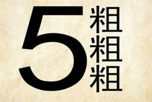 五大三粗的五大指的是什么，五大三粗?