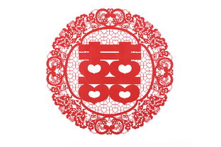 囍字书法，囍字红色符号复制