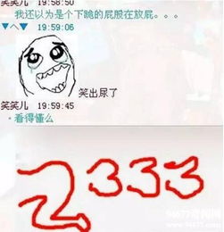 流行语233333是什么意思 捧腹大笑的意思(来源猫扑表情包)