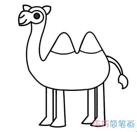 骆驼简笔画怎么画