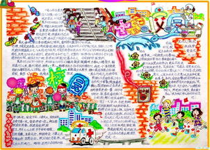 手抄报校园安全内容