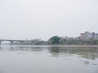 汀江流域地图，汀江河流经示意图