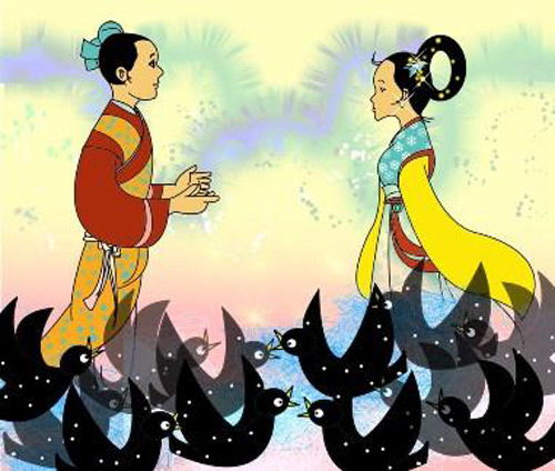牛郎织女的故事原版简写，牛郎织女的故事原版,播音