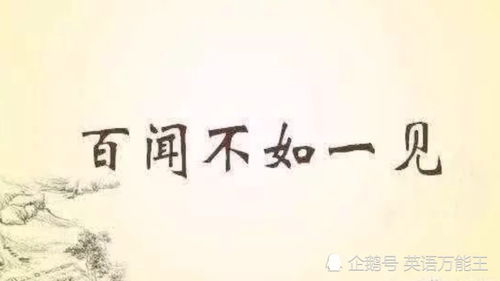 百闻不如一见是什么意思，百闻不如一见作文