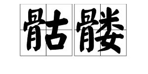 骷髅读音 轻声，髑髅怎么念