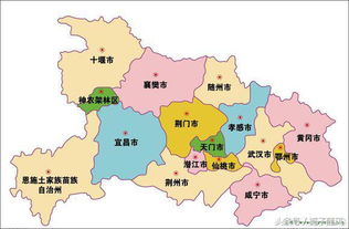湖北行政区划图地图，湖北省行政区划一览表