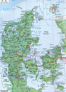 丹麦景点地图?