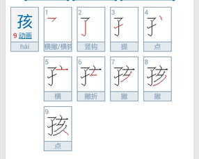 个的笔顺笔画顺序