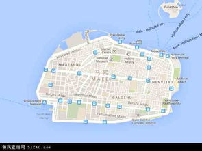 马尔代夫地图高清版大图，马尔代夫地址图标