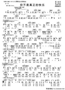 你不是真正的快乐吉他谱指弹，你不是真正的快乐吉他谱邓紫棋