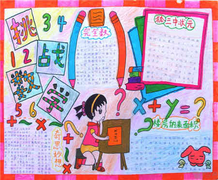 四年级数学超市购物手抄报，英语去超市购物手抄报