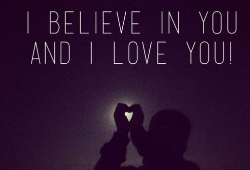 我相信英文怎么打?