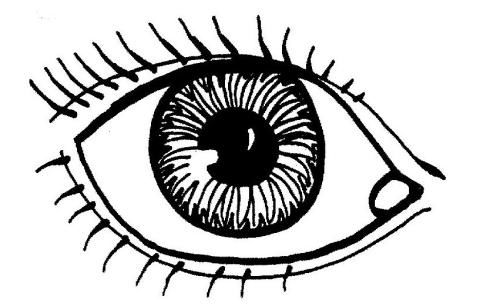 眼睛的简笔画 可爱 简单漂亮，保护眼睛的简笔画