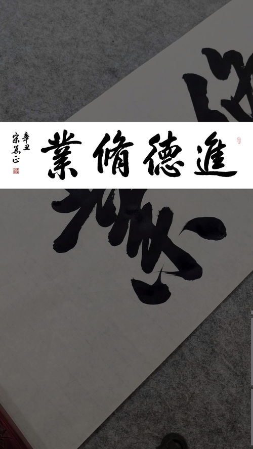 进德修业 志道鼎新，进德修业,与时偕行