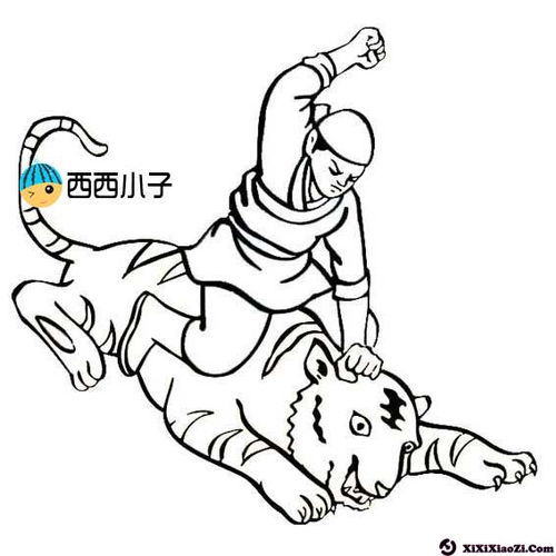 武松怎么画简单q版