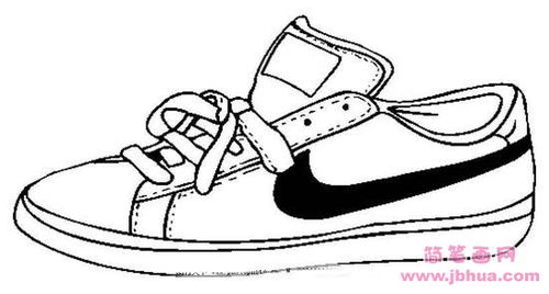 幼儿简笔画手工鞋