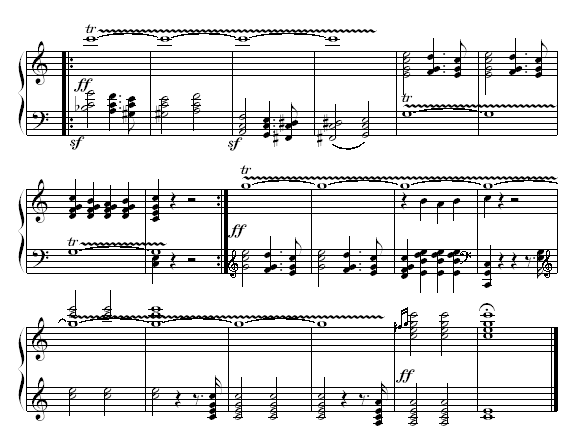 婚礼进行曲简谱, 5111 5271这样的,