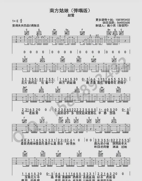 南方姑娘歌词全部，南方姑娘歌词意思