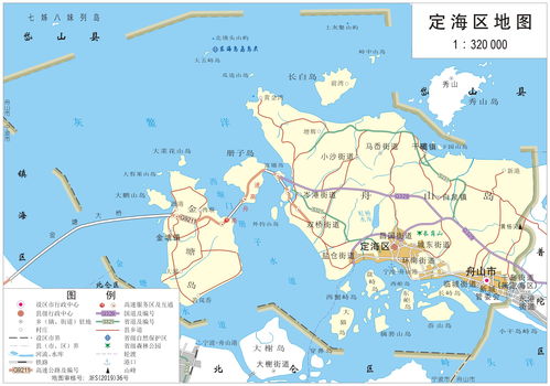 舟山定海地图，定海地理位置