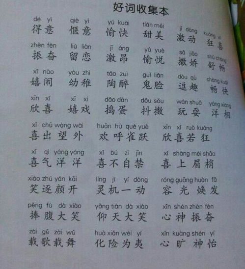 20个好词四字词语，20个好词摘抄