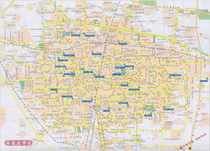 石家庄地图各区，石家庄地图各区分布图