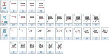 翠的笔顺部首，捧的笔顺