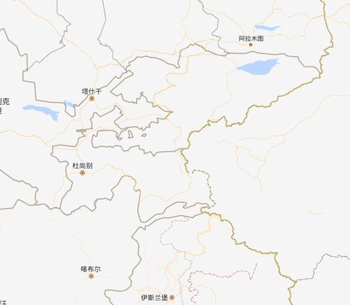 吉尔吉斯斯坦地图中文版高清，李白祖籍吉尔吉斯斯坦地图