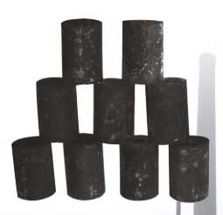 木炭粉加工成木炭棒，木炭粉价格
