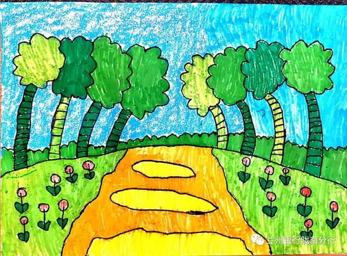 怎样画乡村风景画