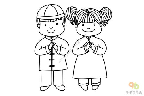 如何画好儿童过春节简笔画?