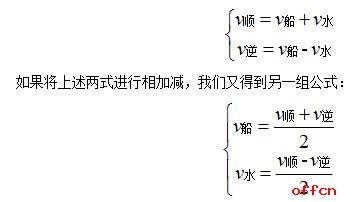 流水行船公式(全)