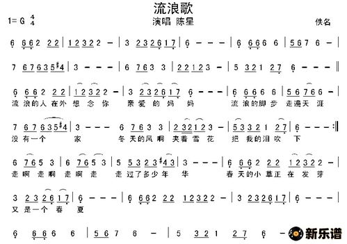 流浪歌吉他的单音简谱,谁知道?求大神,谢谢
