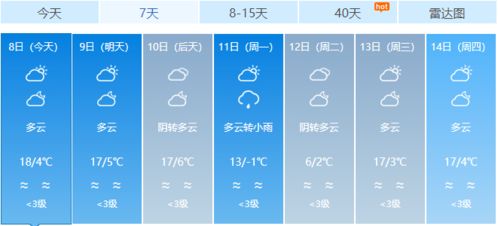 下周三四五六大理古城的天气情况
