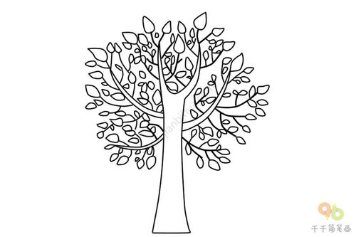 春天的树怎么画真实，春天的树怎么画二年级