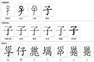 子的繁体字怎么写书法，子的繁体字怎么写图片大全
