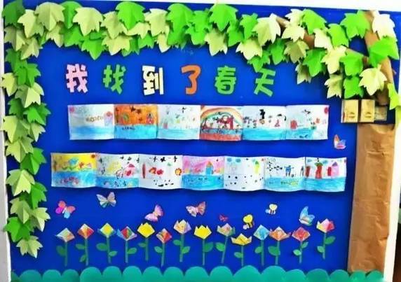 幼儿园春、夏、秋、冬环创主题墙!看到的幼师都收藏了