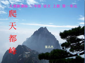 爬天都峰课文终于的意思是什么