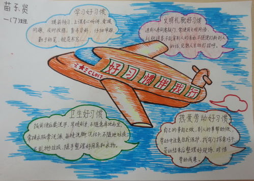 养成良好的手抄报