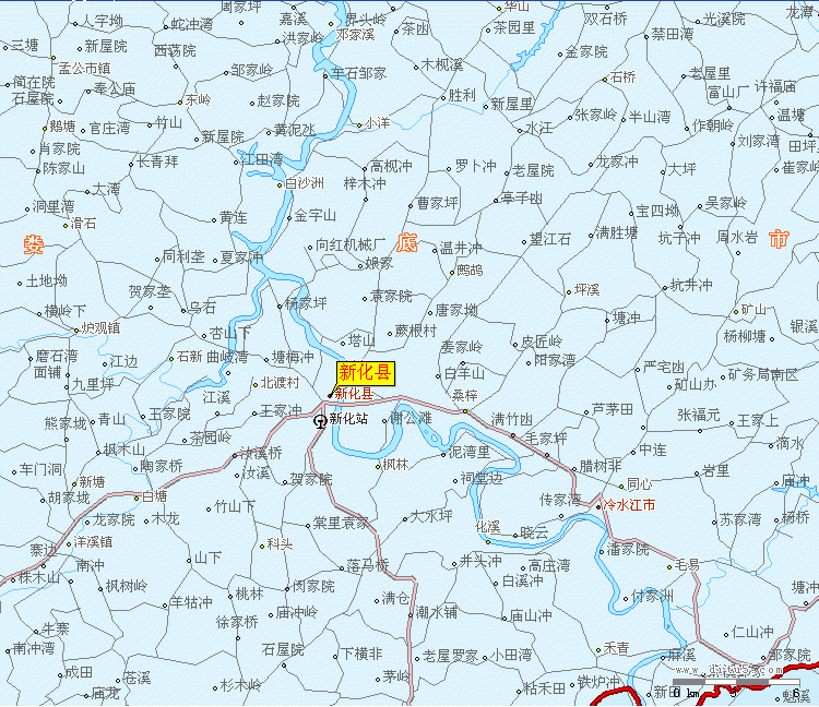 湖南娄底市新化县地图，新化县地图高清版2022