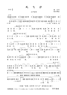 风飞沙歌词高胜美，闽南歌曲风飞沙歌词