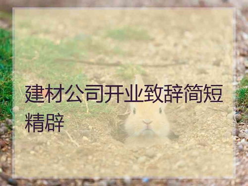 公司开业致辞简短精辟有哪些?