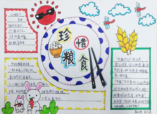 1～6年级一等奖光盘行动手抄报