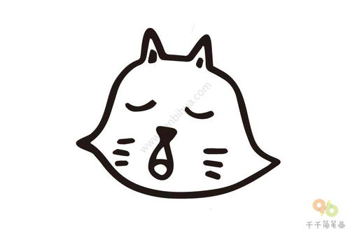 京剧脸谱图片简笔画