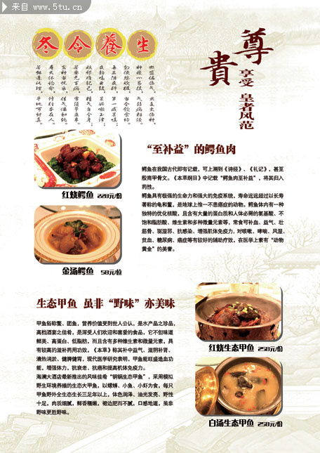 养生健康食谱菜单